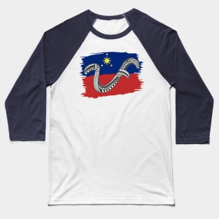 Philippine Flag Tribal line Art / Baybayin word PA Baseball T-Shirt